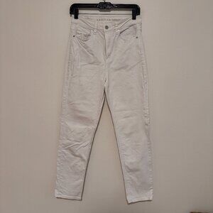 American Eagle Mom Jeans, White, Size 4